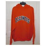 University of Illinois fleece hoodie sweatshirt