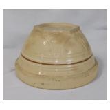 Rare Watt Pottery yellowware brown & white bands
