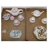 Miniature tea set pieces