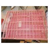Pet items: Dog crate - Electric heating pad -