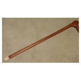 Hand carved wooden duck head cane by Georgetown