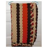 2 hand crocheted afghans