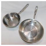 2 Emeril Lagasse stainless pans -