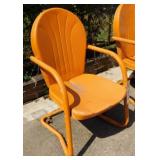 Vintage metal patio porch lawn chair