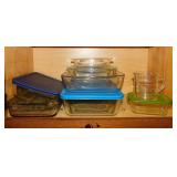 Pyrex glass bakeware: 11 cup baking dish -