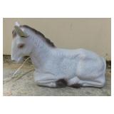 1997 TPI Donkey Nativity Christmas blow mold