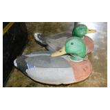 2 Mallard duck hunting decoys