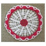 Vintage hand crocheted doilies - Table runners &