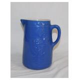 UHL Pottery blue glazed lattice & grape cluster