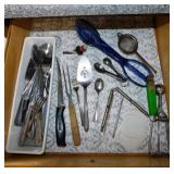 Kitchen utensils: Rogers & Farberware silverware