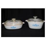 1958 Corning Blue Cornflower bakeware: