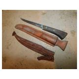 Vintage Western Cutlery Co. fixed blade fishing