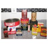 10 antique & vintage tins: Royal Baking Powder -
