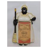 Vintage Black Americana Mammy memo wall pad holder