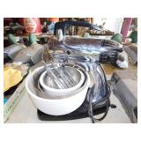 Mid Century Sunbeam Mixmaster stand mixer,