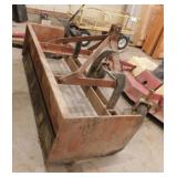 60" three point hitch grader box w/ 4 scarifier