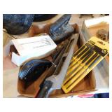 Antique sad iron - Wood chisel set - Stanley