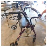 Guardian 400 lb. capacity rollator walker with