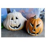 Halloween Jack-O-Lantern pumpkins -