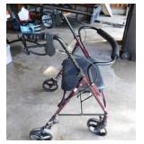 Guardian 400 lb. capacity rollator walter with