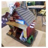 3 birdfeeders: Resin butterfly house - Lighthouse