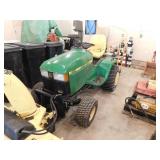 1999 John Deere 455 diesel lawn tractor, 60"