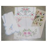 Embroidered dresser scarves runners