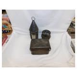 Vintage Union Leader Cut Plug Tobacco tin lunch