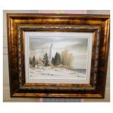 Signed Island Flurry watercolor Artist's Proof by