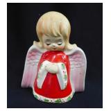 1950's kitschy Lefton Christmas angel napkin /