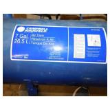 Campbell Hausfeld blue portable 7 gallon air tank