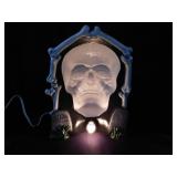 Hand painted ceramic Halloween Skull
