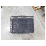 Pet items: Metal collapsible dog crate, 31' x 20'