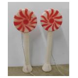 2 Union Christmas Lollipop blow molds