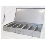 2 metal 35mm slide/coin storage box, 150