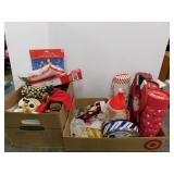 Christmas decorations & ribbons: New plastic