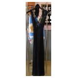 Vintage black nightgown, slips, camisole
