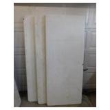 3 Lifetime style 6' folding tables, some damage