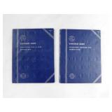 2 vintage Whitman Lincoln Cent coin folders # 1 &