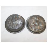 Vintage Rudolph Reindeer small tins