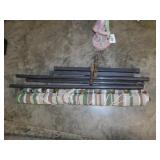 Canvas hammock w/ metal ground frame, 53' wide