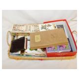 Vintage playing cards & score sheets
