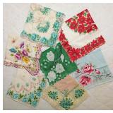58 vintage ladies hankies handkerchiefs
