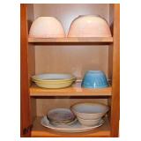 Antique dessert plates - Pyrex pie plates &