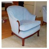 Nice newly upholstered club chair
