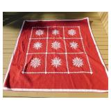 Quilted comforter & 2 matching pillow shams,