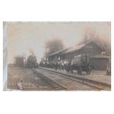 Antique photos: Hume Illinois railroad station,