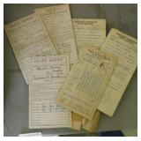 Vintage report cards - Nice full scrapbooks