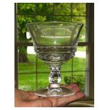 1950's Fostoria Century glass: 11 stemmed coupes &