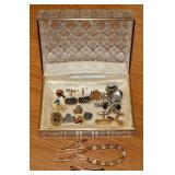 Men's jewelry: Cuff links - Tie bars - Lapel pins,